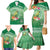 Norfolk Parakeet Tropical Family Matching Mermaid Dress and Hawaiian Shirt Norfolk Island Tribal Pattern