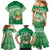 Norfolk Parakeet Tropical Family Matching Mermaid Dress and Hawaiian Shirt Norfolk Island Tribal Pattern