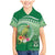 Norfolk Parakeet Tropical Family Matching Mermaid Dress and Hawaiian Shirt Norfolk Island Tribal Pattern