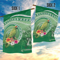 Norfolk Parakeet Tropical Garden Flag Norfolk Island Tribal Pattern LT9 - Polynesian Pride