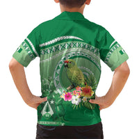Norfolk Parakeet Tropical Hawaiian Shirt Norfolk Island Tribal Pattern LT9 - Polynesian Pride
