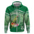 Norfolk Parakeet Tropical Hoodie Norfolk Island Tribal Pattern