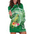 Norfolk Parakeet Tropical Hoodie Dress Norfolk Island Tribal Pattern