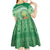 Norfolk Parakeet Tropical Kid Short Sleeve Dress Norfolk Island Tribal Pattern