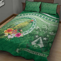 Norfolk Parakeet Tropical Quilt Bed Set Norfolk Island Tribal Pattern LT9 - Polynesian Pride