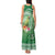 Norfolk Parakeet Tropical Tank Maxi Dress Norfolk Island Tribal Pattern