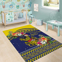 Monuina e Kilisimasi Niue Christmas Area Rug Niuean Tribal Pattern LT9 - Polynesian Pride
