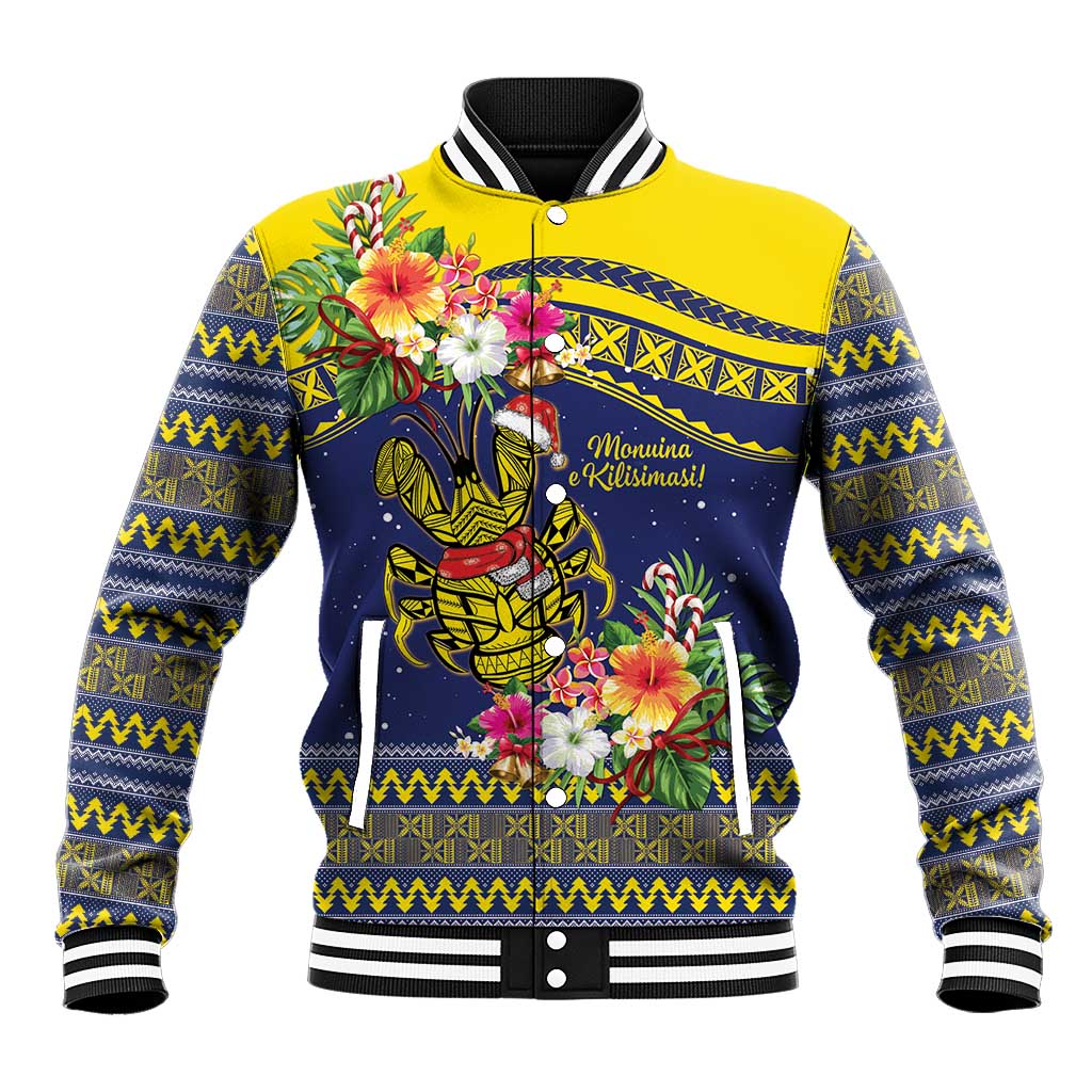 Monuina e Kilisimasi Niue Christmas Baseball Jacket Niuean Tribal Pattern LT9 Unisex Gold - Polynesian Pride