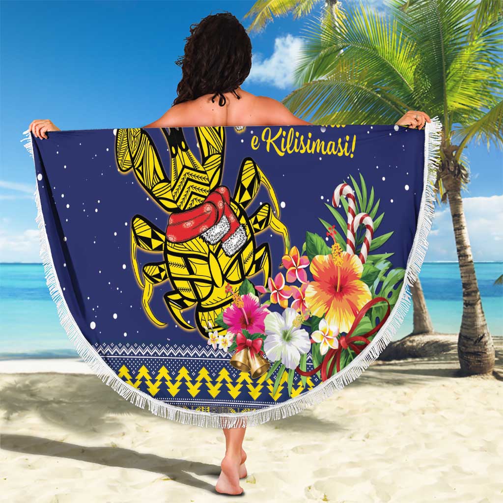 Monuina e Kilisimasi Niue Christmas Beach Blanket Niuean Tribal Pattern LT9 - Polynesian Pride