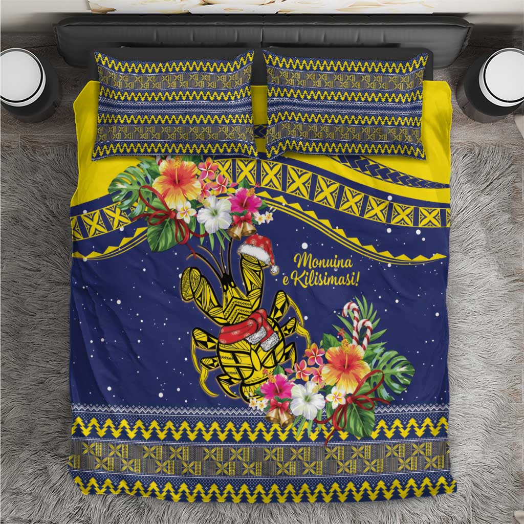 Monuina e Kilisimasi Niue Christmas Bedding Set Niuean Tribal Pattern LT9 Gold - Polynesian Pride