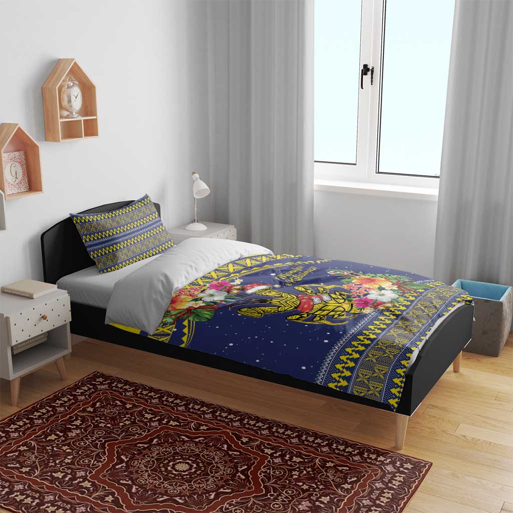 Monuina e Kilisimasi Niue Christmas Bedding Set Niuean Tribal Pattern LT9 - Polynesian Pride