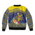 Monuina e Kilisimasi Niue Christmas Bomber Jacket Niuean Tribal Pattern