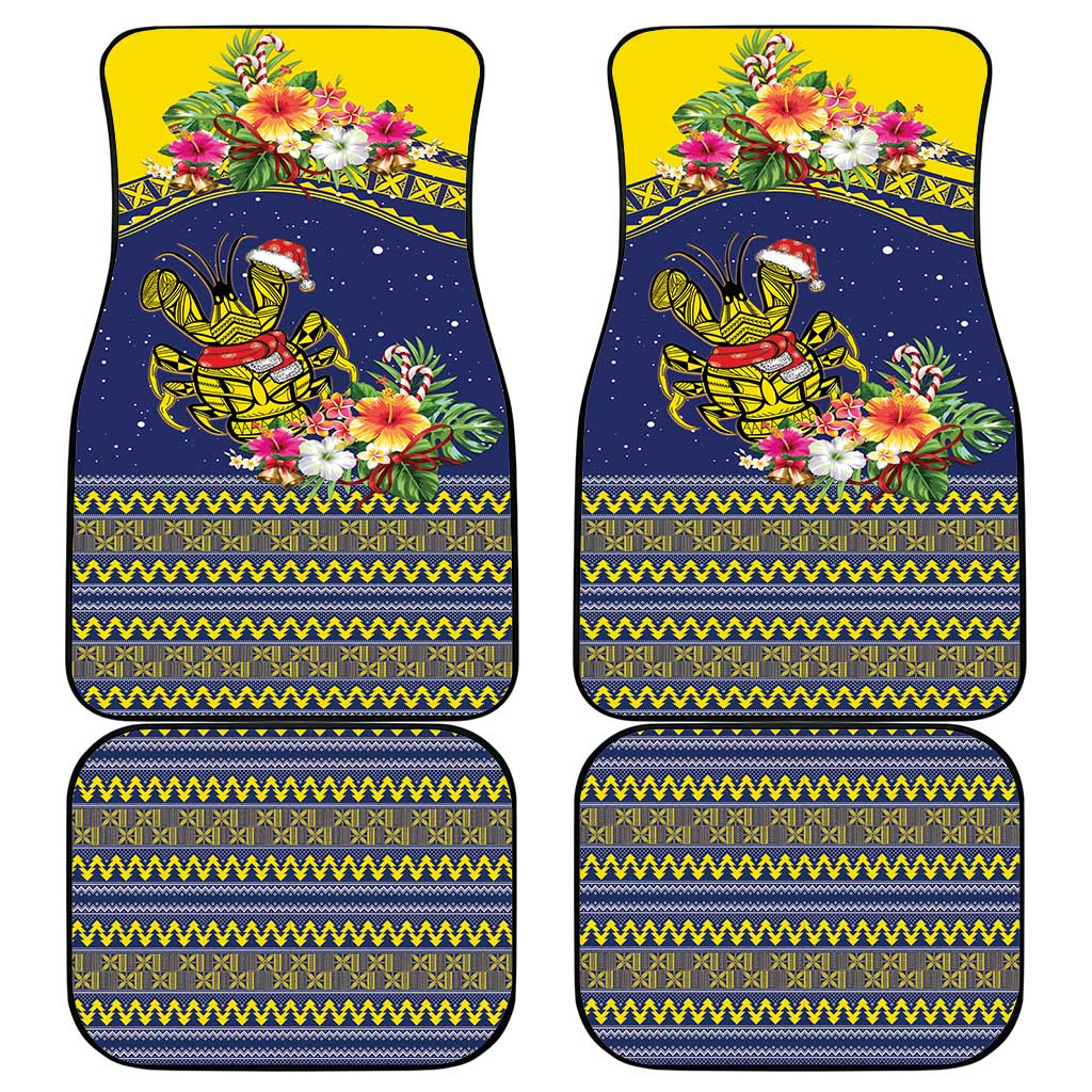 Monuina e Kilisimasi Niue Christmas Car Mats Niuean Tribal Pattern LT9 - Polynesian Pride