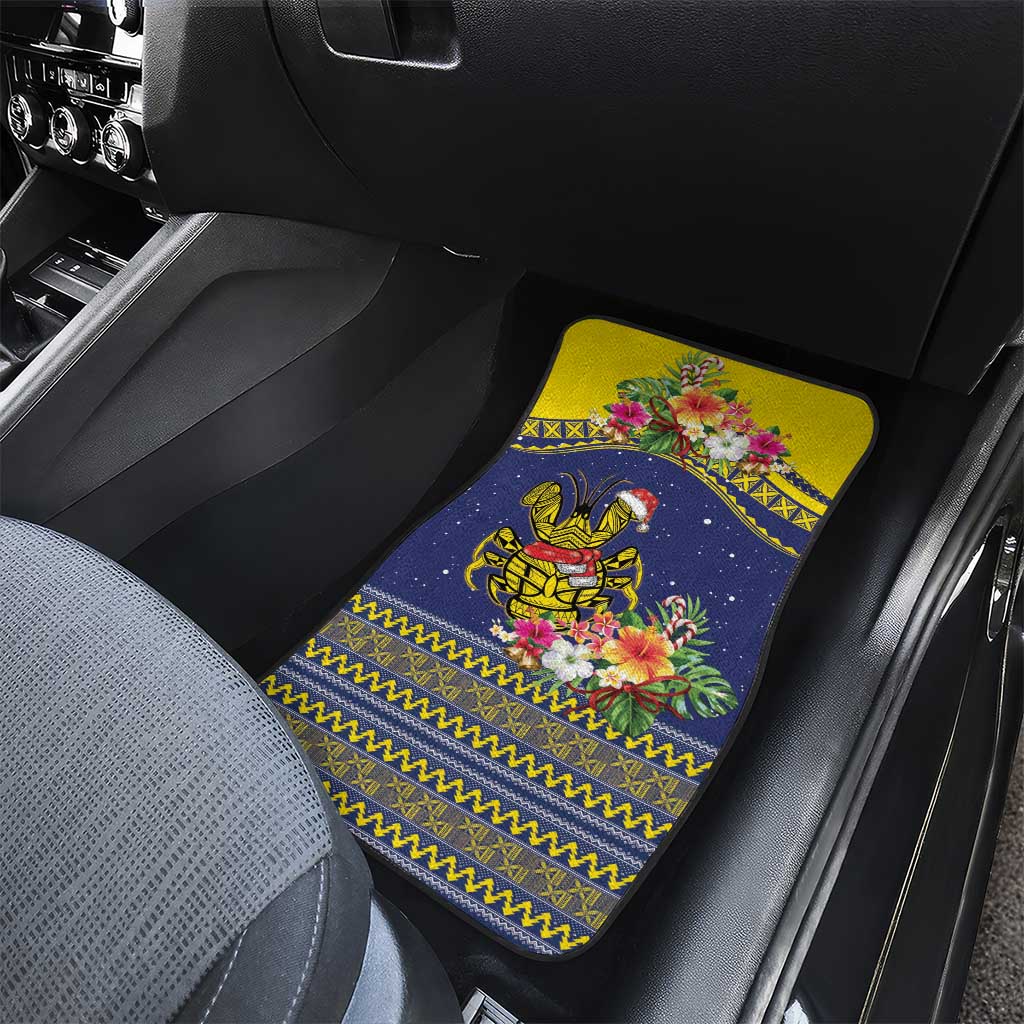 Monuina e Kilisimasi Niue Christmas Car Mats Niuean Tribal Pattern LT9 - Polynesian Pride