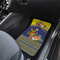 Monuina e Kilisimasi Niue Christmas Car Mats Niuean Tribal Pattern LT9 - Polynesian Pride
