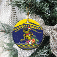 Monuina e Kilisimasi Niue Christmas Ceramic Ornament Niuean Tribal Pattern LT9 - Polynesian Pride