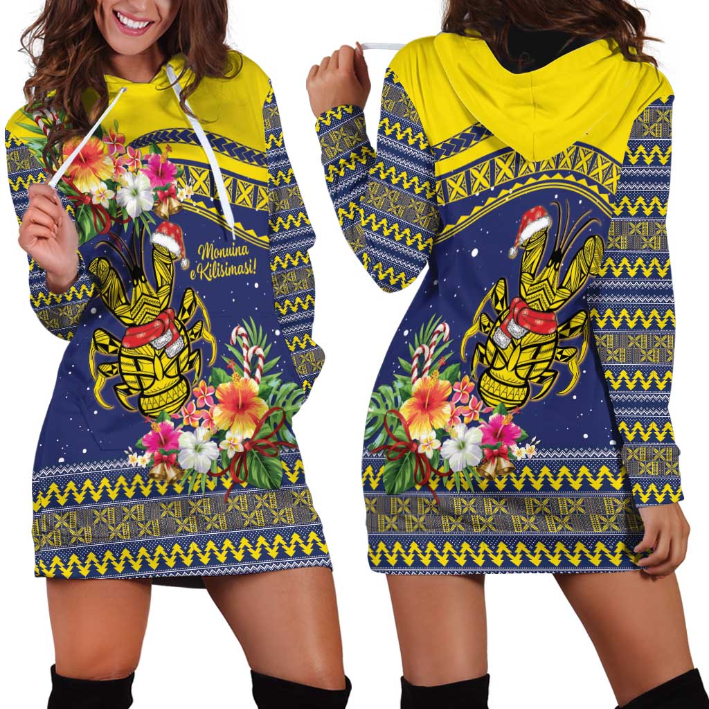Monuina e Kilisimasi Niue Christmas Hoodie Dress Niuean Tribal Pattern LT9 - Polynesian Pride