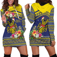 Monuina e Kilisimasi Niue Christmas Hoodie Dress Niuean Tribal Pattern LT9 - Polynesian Pride