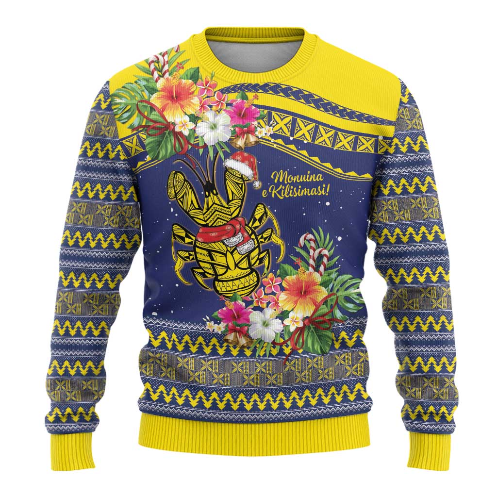 Monuina e Kilisimasi Niue Christmas Ugly Christmas Sweater Niuean Tribal Pattern LT9 - Polynesian Pride