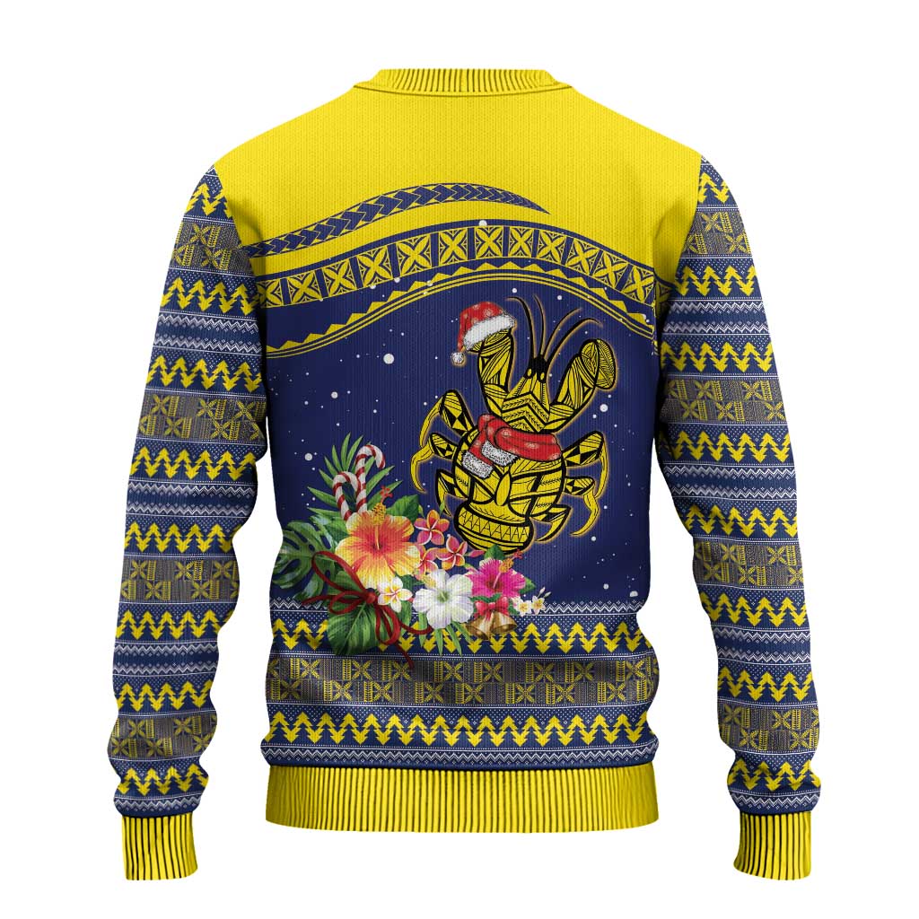 Monuina e Kilisimasi Niue Christmas Ugly Christmas Sweater Niuean Tribal Pattern LT9 - Polynesian Pride