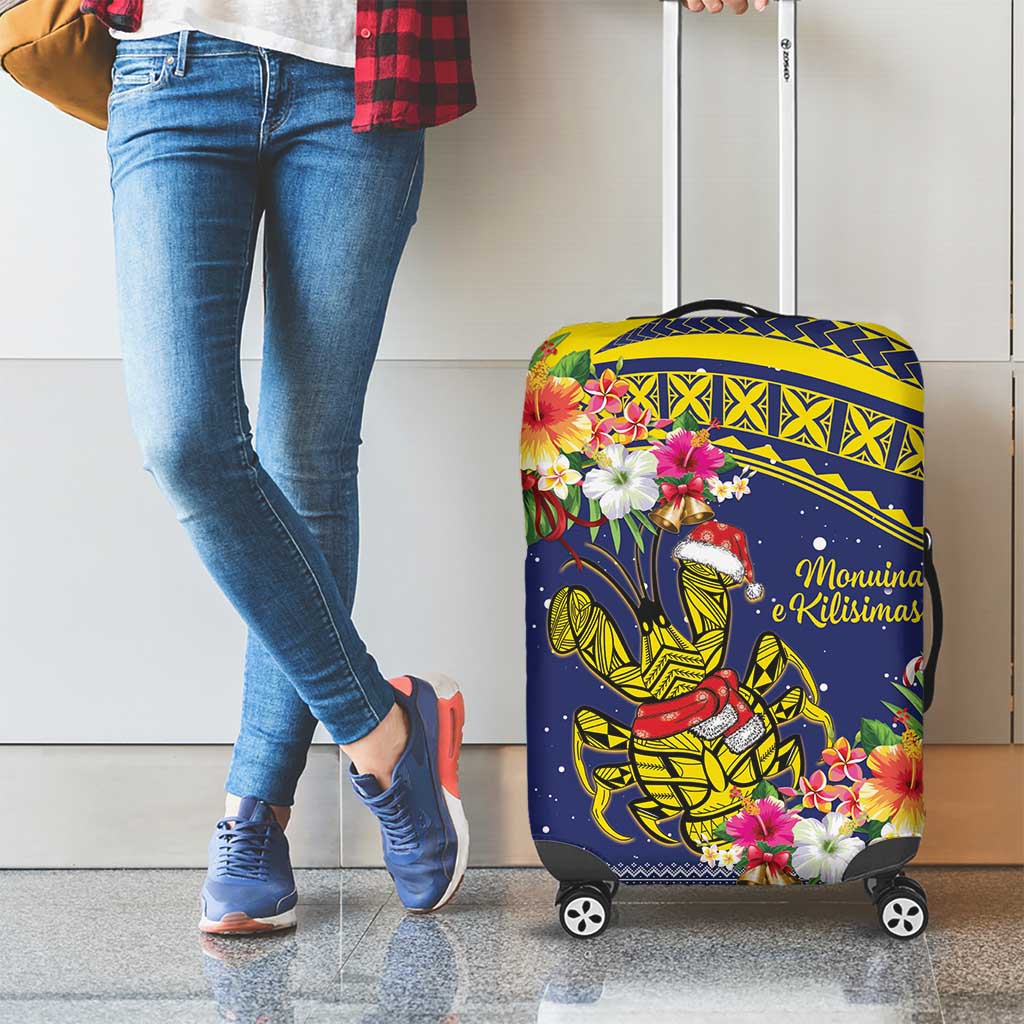 Monuina e Kilisimasi Niue Christmas Luggage Cover Niuean Tribal Pattern LT9 - Polynesian Pride