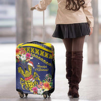 Monuina e Kilisimasi Niue Christmas Luggage Cover Niuean Tribal Pattern LT9 - Polynesian Pride