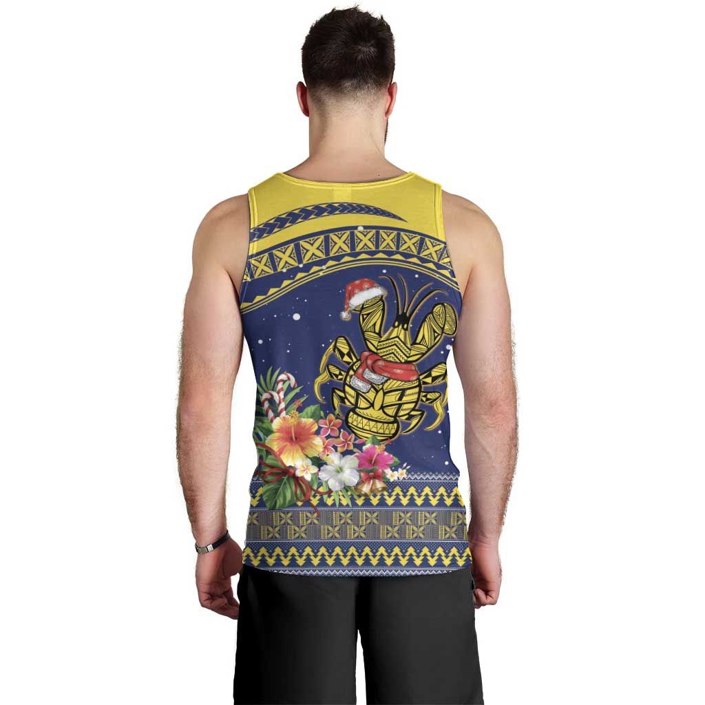 Monuina e Kilisimasi Niue Christmas Men Tank Top Niuean Tribal Pattern LT9 - Polynesian Pride