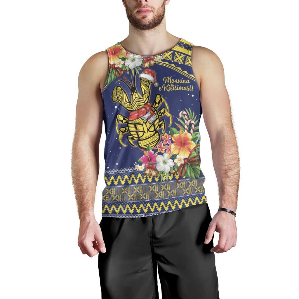 Monuina e Kilisimasi Niue Christmas Men Tank Top Niuean Tribal Pattern LT9 - Polynesian Pride
