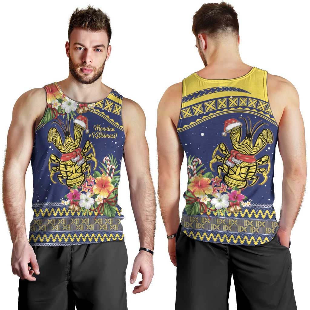 Monuina e Kilisimasi Niue Christmas Men Tank Top Niuean Tribal Pattern LT9 - Polynesian Pride