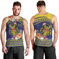 Monuina e Kilisimasi Niue Christmas Men Tank Top Niuean Tribal Pattern LT9 - Polynesian Pride
