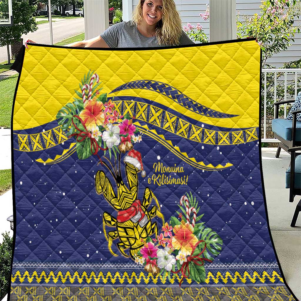 Monuina e Kilisimasi Niue Christmas Quilt Niuean Tribal Pattern LT9 Gold - Polynesian Pride