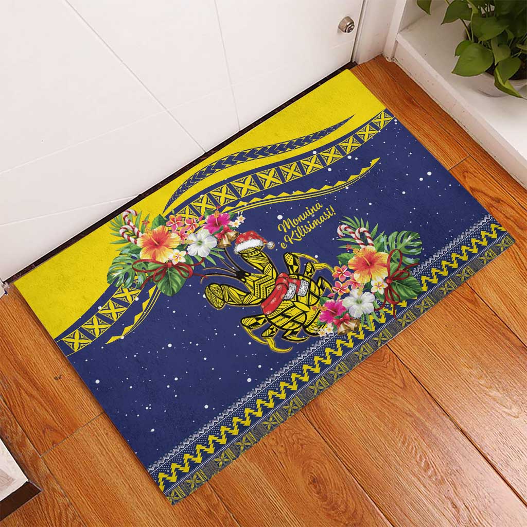 Monuina e Kilisimasi Niue Christmas Rubber Doormat Niuean Tribal Pattern LT9 - Polynesian Pride