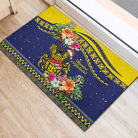 Monuina e Kilisimasi Niue Christmas Rubber Doormat Niuean Tribal Pattern LT9 - Polynesian Pride