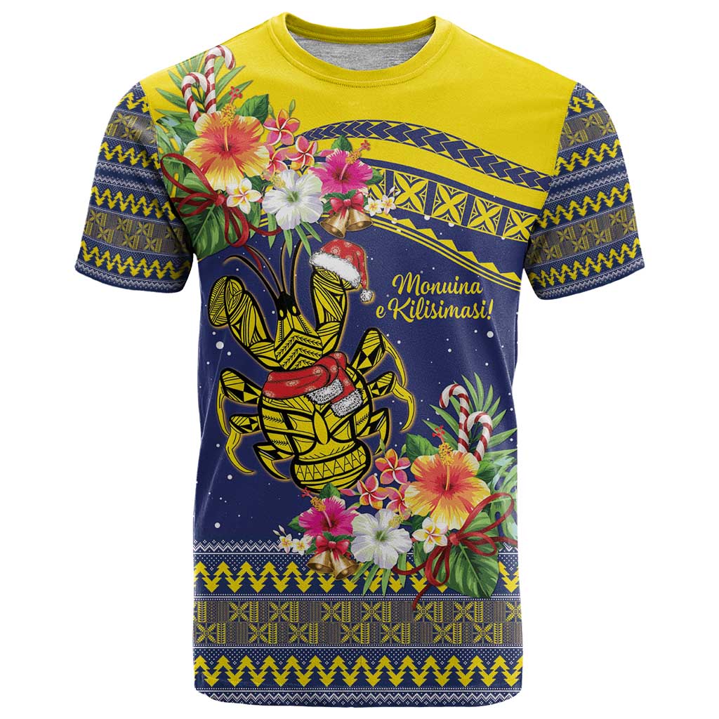 Monuina e Kilisimasi Niue Christmas T Shirt Niuean Tribal Pattern LT9 Gold - Polynesian Pride