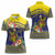 Monuina e Kilisimasi Niue Christmas Women Polo Shirt Niuean Tribal Pattern