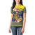 Monuina e Kilisimasi Niue Christmas Women Polo Shirt Niuean Tribal Pattern