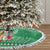 Norfolk Islands Pine Tree Christmas Tree Skirt Coat of Arm and Polynesian Pattern