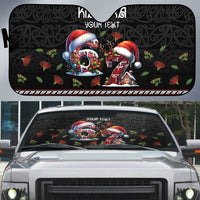 Aotearoa Six Seven Personalized Auto Sun Shade New Zealand Funny Christmas LT9 Red - Polynesian Pride