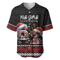 Aotearoa Six Seven Personalized Baseball Jersey New Zealand Funny Christmas LT9 Red - Polynesian Pride