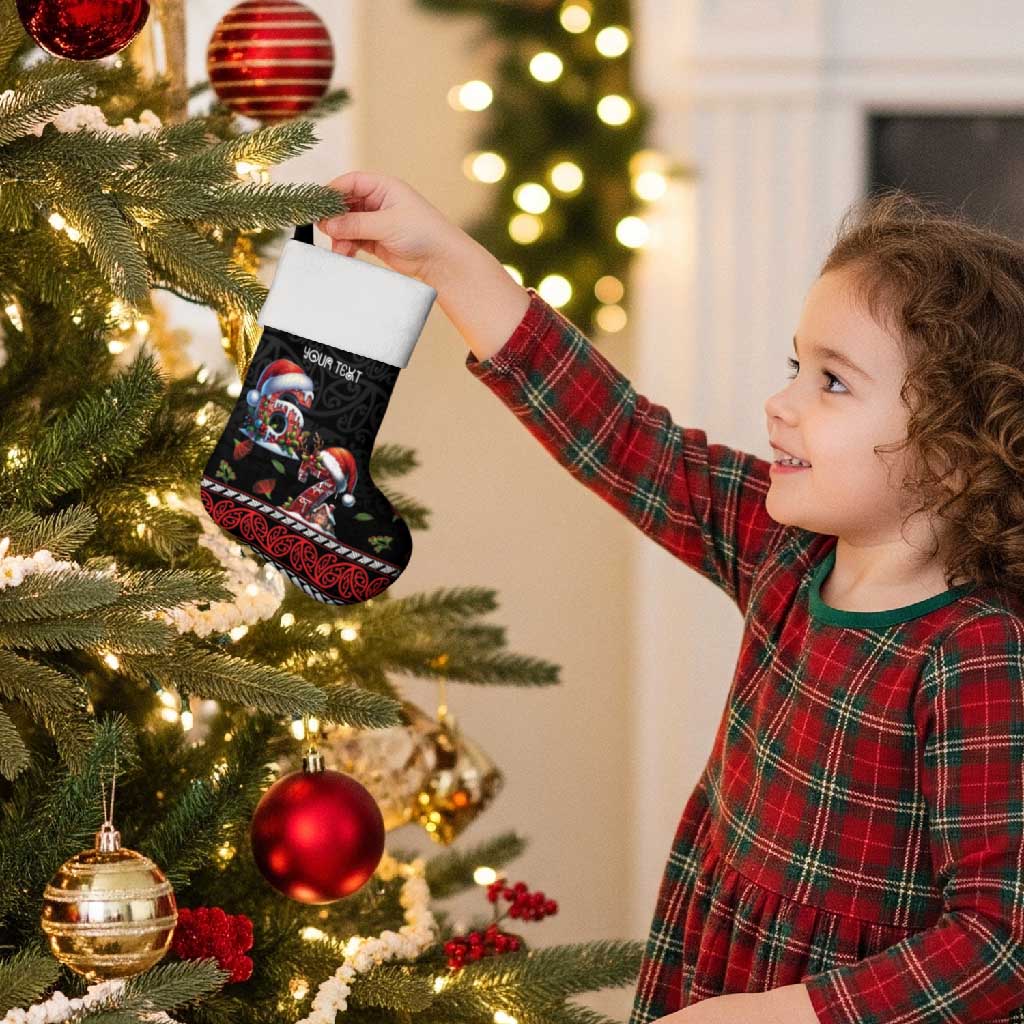 Aotearoa Six Seven Personalized Christmas Stocking New Zealand Funny Christmas LT9 - Polynesian Pride