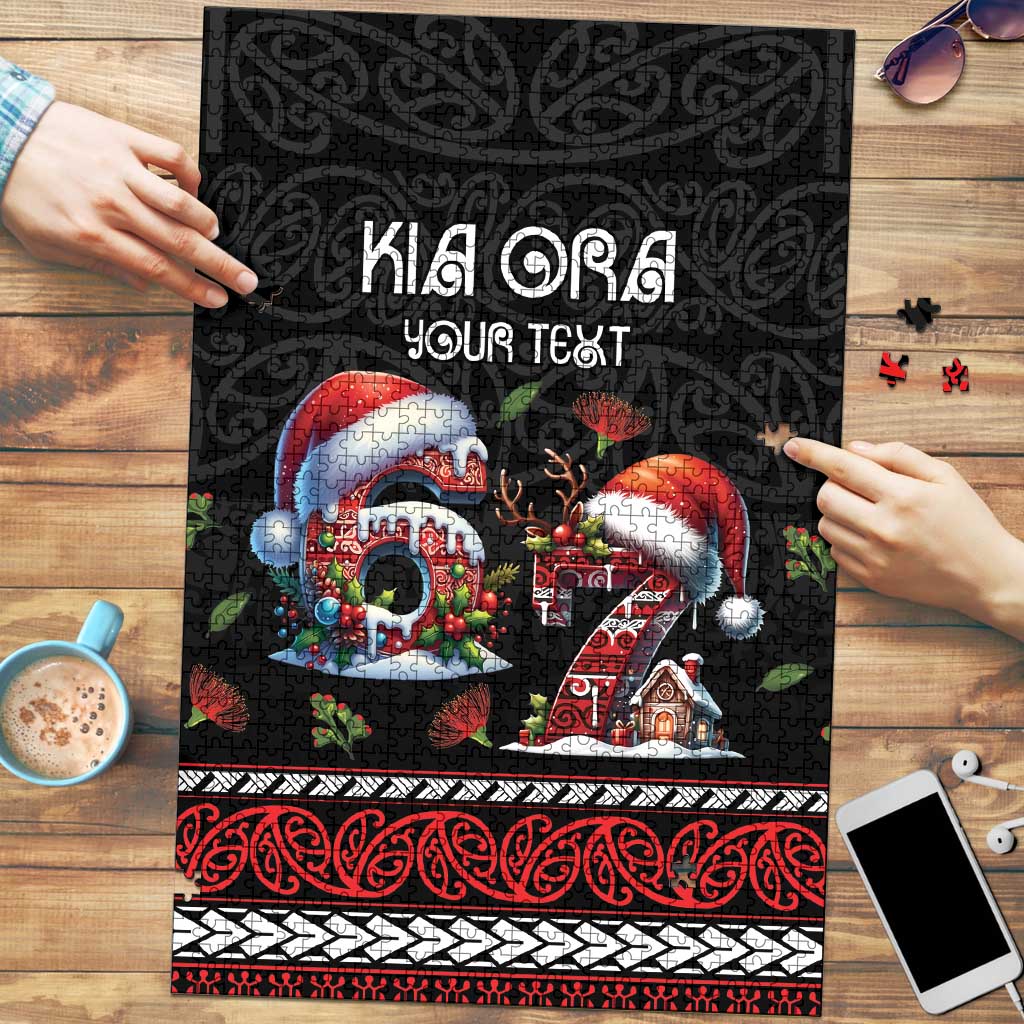 Aotearoa Six Seven Personalized Puzzle New Zealand Funny Christmas LT9 Red - Polynesian Pride