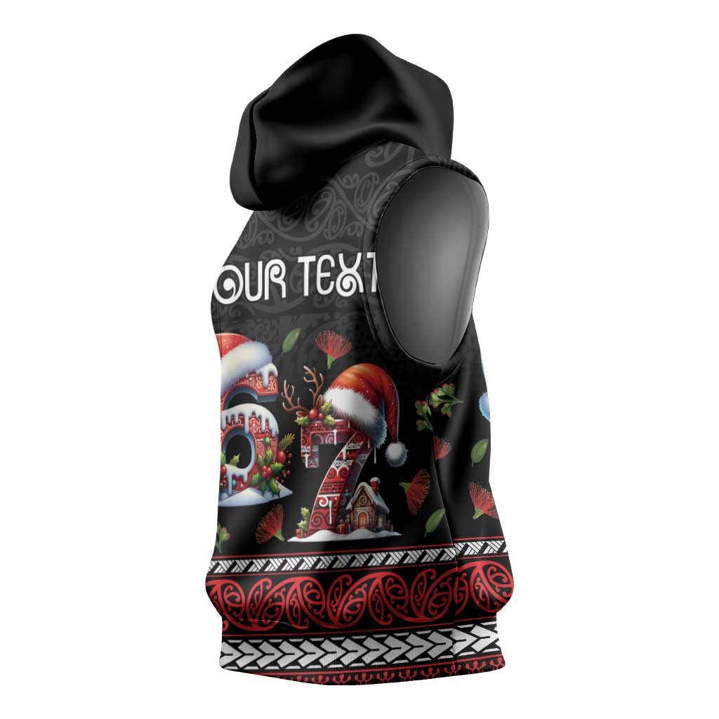 Aotearoa Six Seven Personalized Sleeveless Hoodie New Zealand Funny Christmas LT9 - Polynesian Pride