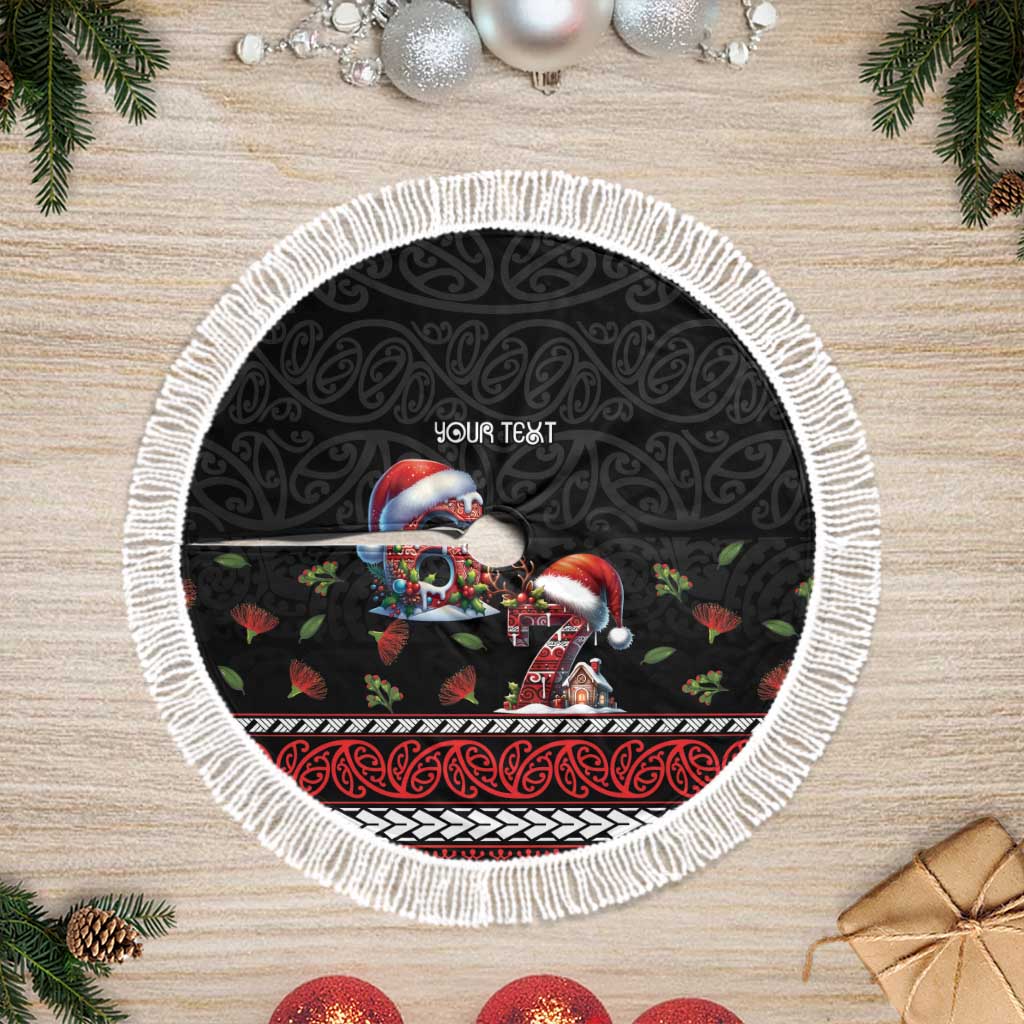 Aotearoa Six Seven Personalized Tree Skirt New Zealand Funny Christmas LT9 - Polynesian Pride