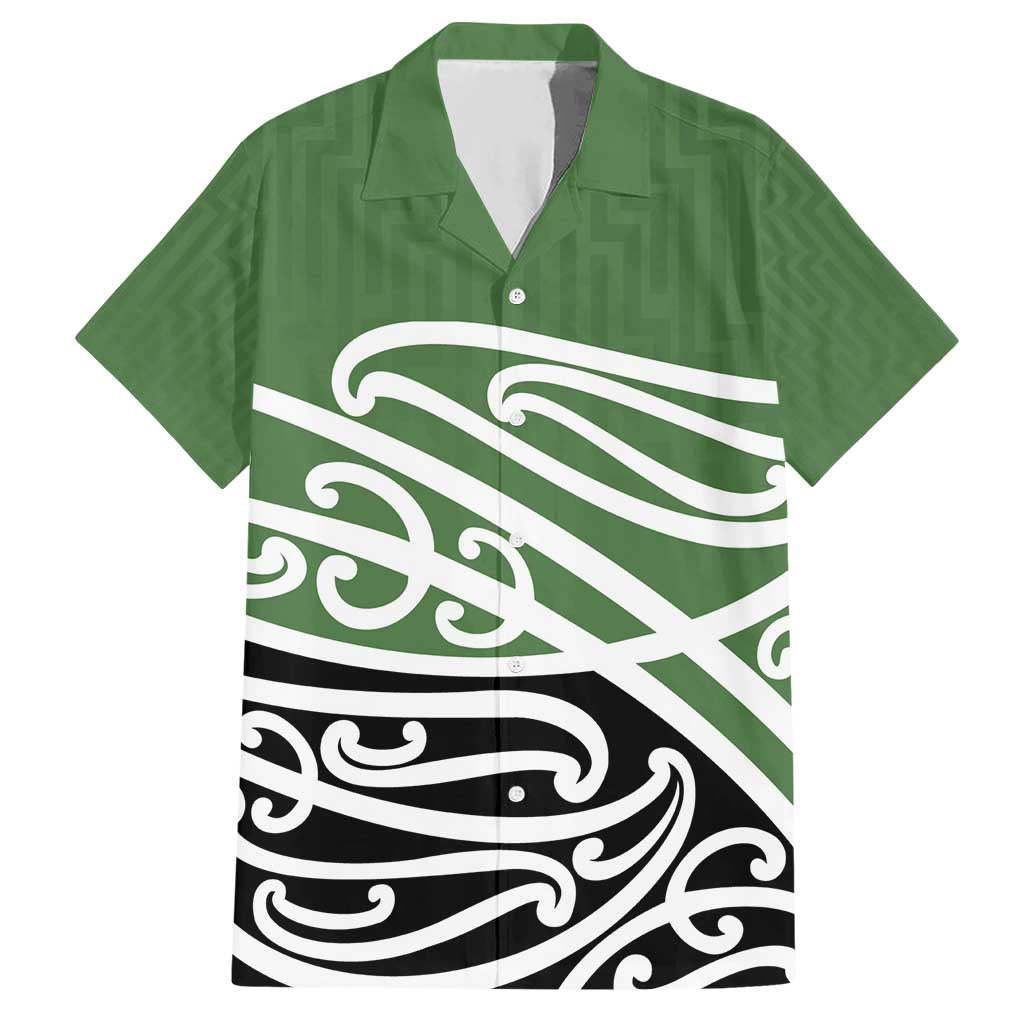 Green Fern New Zealand Kowhai Ngutukak Hawaiian Shirt LT9 Green - Polynesian Pride