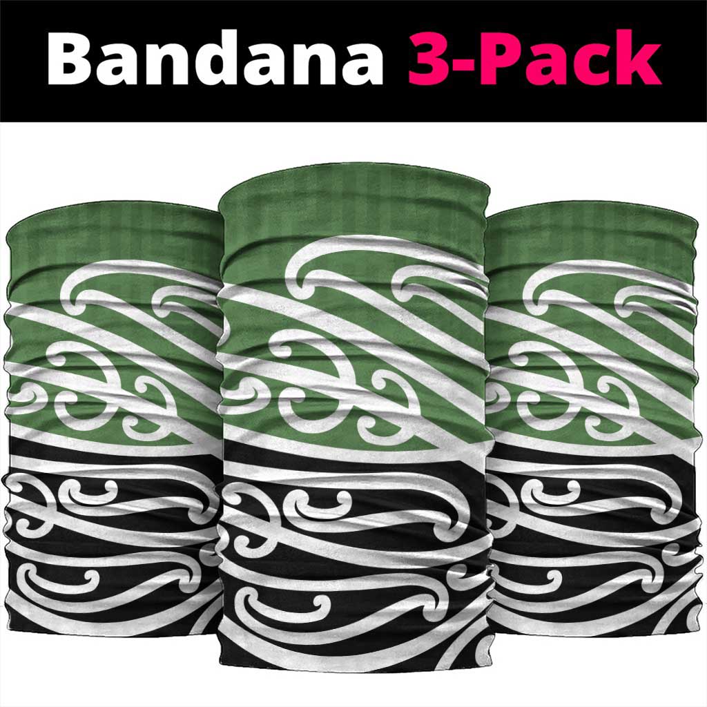 Green Fern New Zealand Kowhai Ngutukak Neck Gaiter LT9 package One Size: 25*50cm Green - Polynesian Pride
