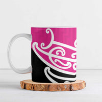 All Pink New Zealand Kowhai Ngutukak Ceramic Mug LT9 Pink - Polynesian Pride