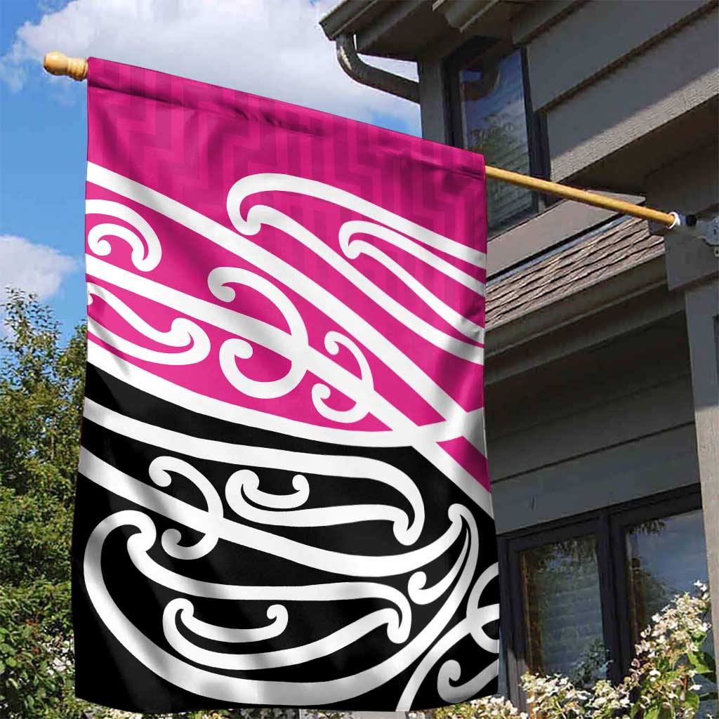 All Pink New Zealand Kowhai Ngutukak Garden Flag LT9 - Polynesian Pride