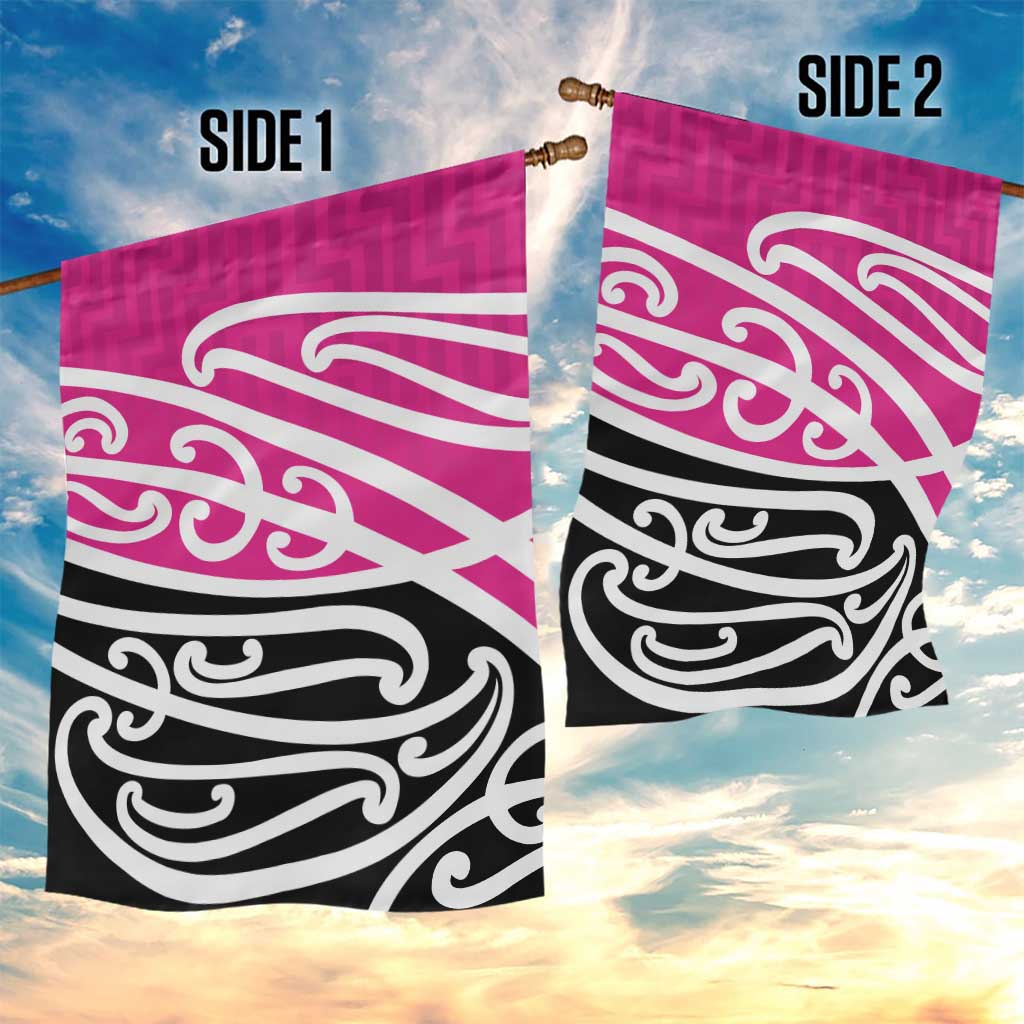 All Pink New Zealand Kowhai Ngutukak Garden Flag LT9 - Polynesian Pride