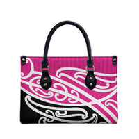 All Pink New Zealand Kowhai Ngutukak Leather Bag LT9 - Polynesian Pride