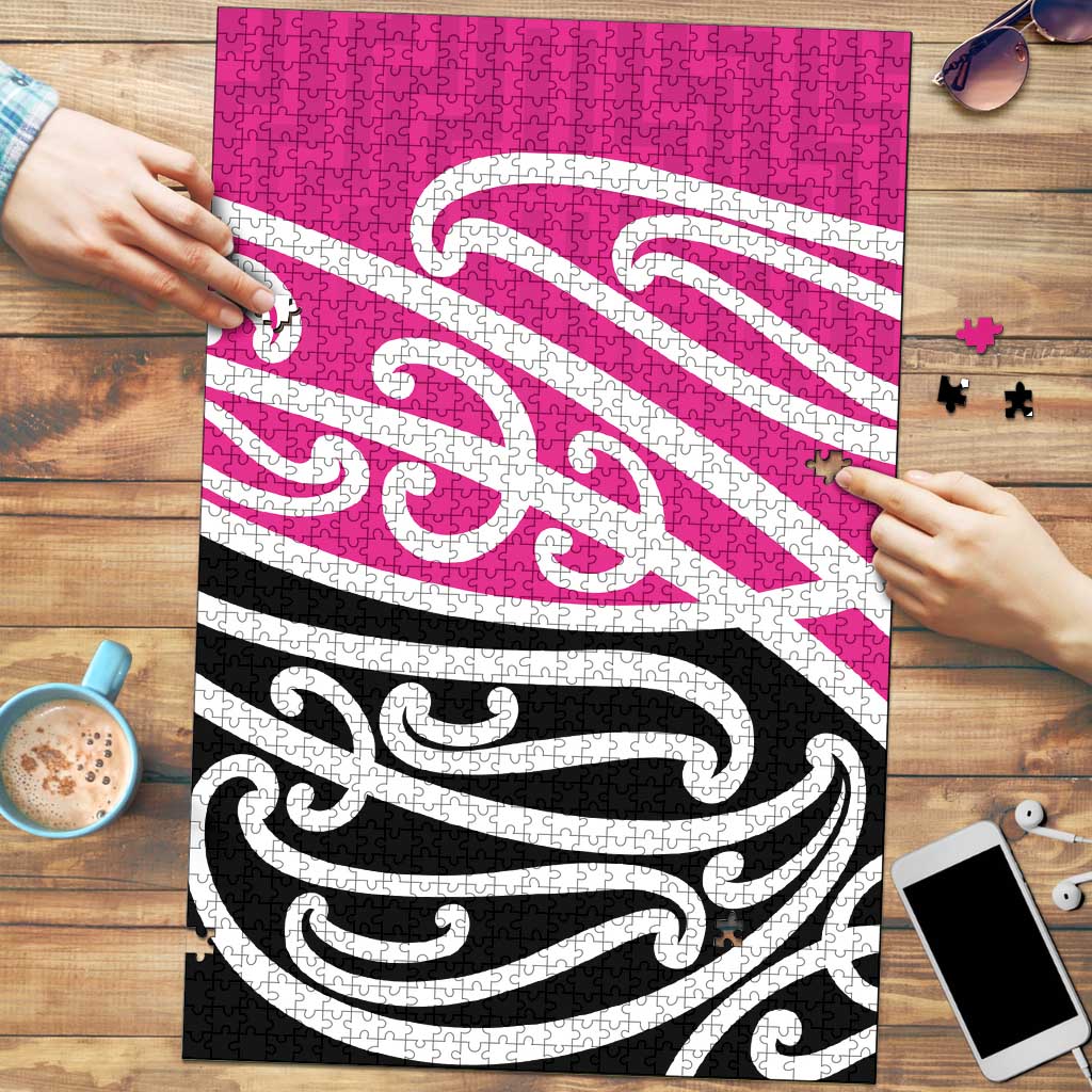 All Pink New Zealand Kowhai Ngutukak Puzzle LT9 Pink - Polynesian Pride
